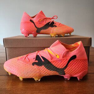 Puma Future 7 Ultimate FG/AG Soccer Cleats Mens 10.5 Sunset Glow Orange New $240